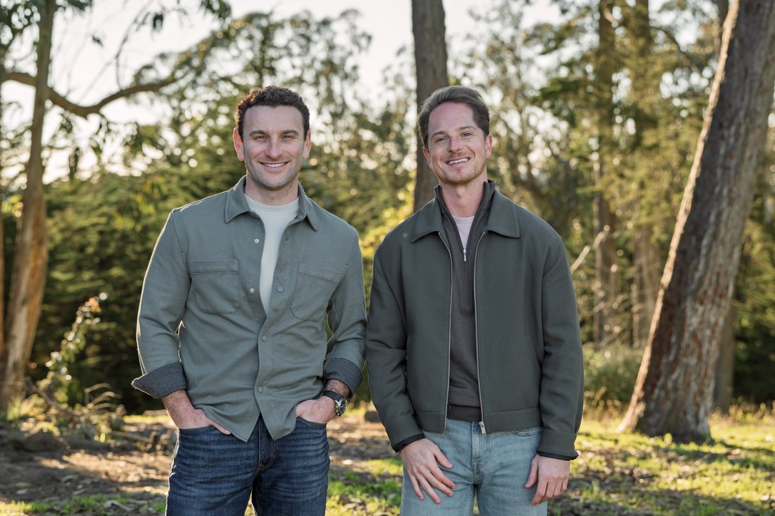 Casa founders Alex Rios and Jake Levinson in a San Francisco park